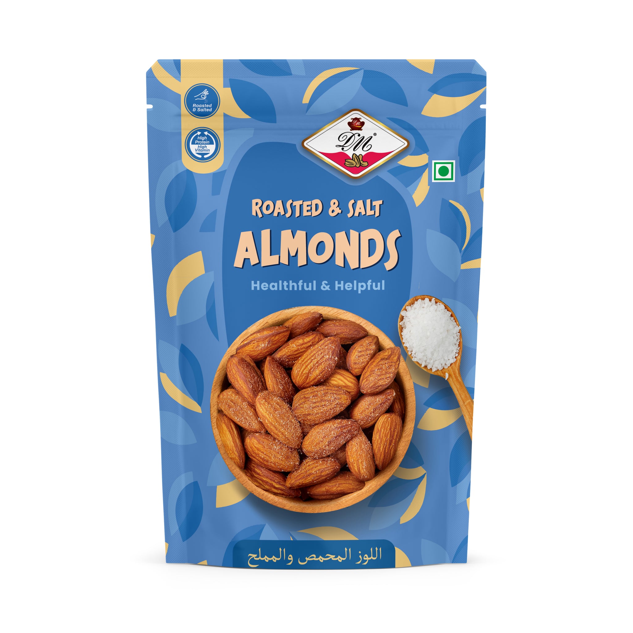 Almond - Roasted & Salted - 100g