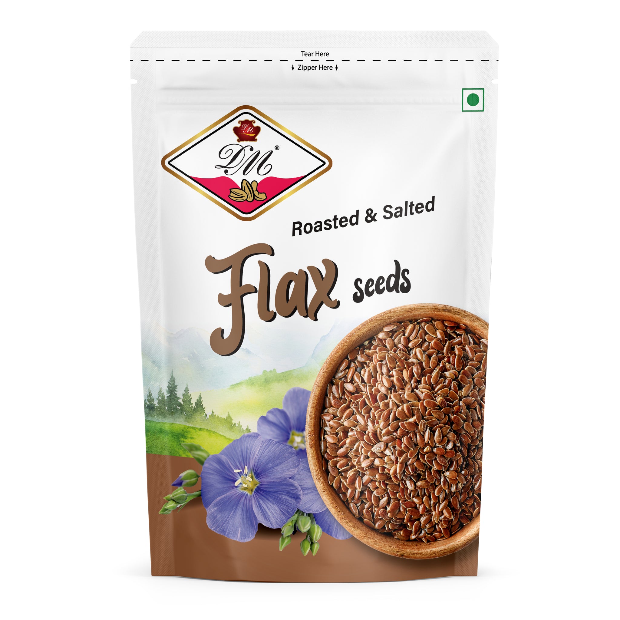 Flax Seeds - Roasted & Salted - 200 g