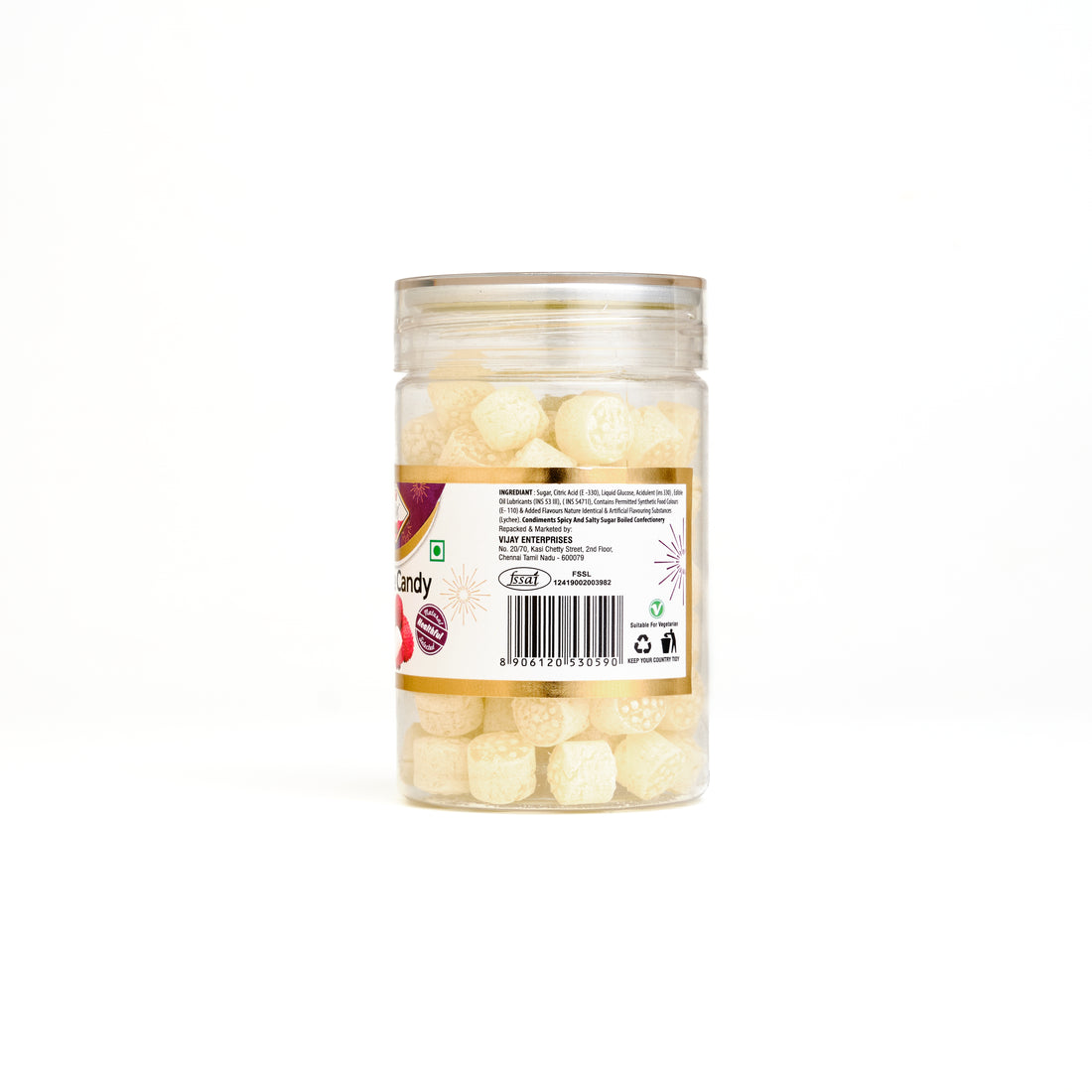 Lychee Candy Jar - 150 G